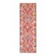 1970s Turkish Oushak Handmade Wool Cotton Pink Runner Rug 98x315