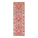 1970s Turkish Oushak Handmade Wool Cotton Pink Runner Rug 98x315
