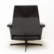 Pair of leather swivel armchairs from UP Zavody, 1970´s