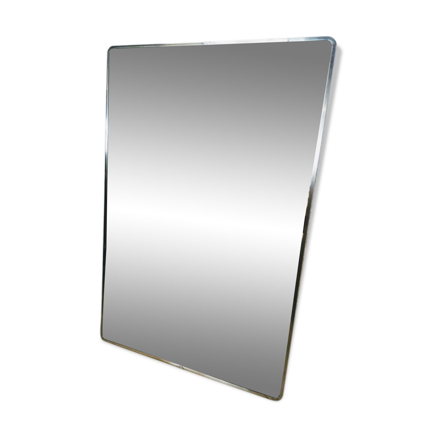 Chrome rectangular mirror 62x92cm