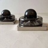 Cosack wall sconces in tinted glass from the 1970s.