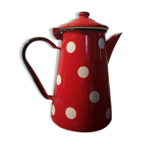 Vintage enamelled teapot