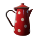 Vintage enamelled teapot