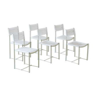 6 chairs "Spaghetti" by Giandomenico Belotti for Alias 1979