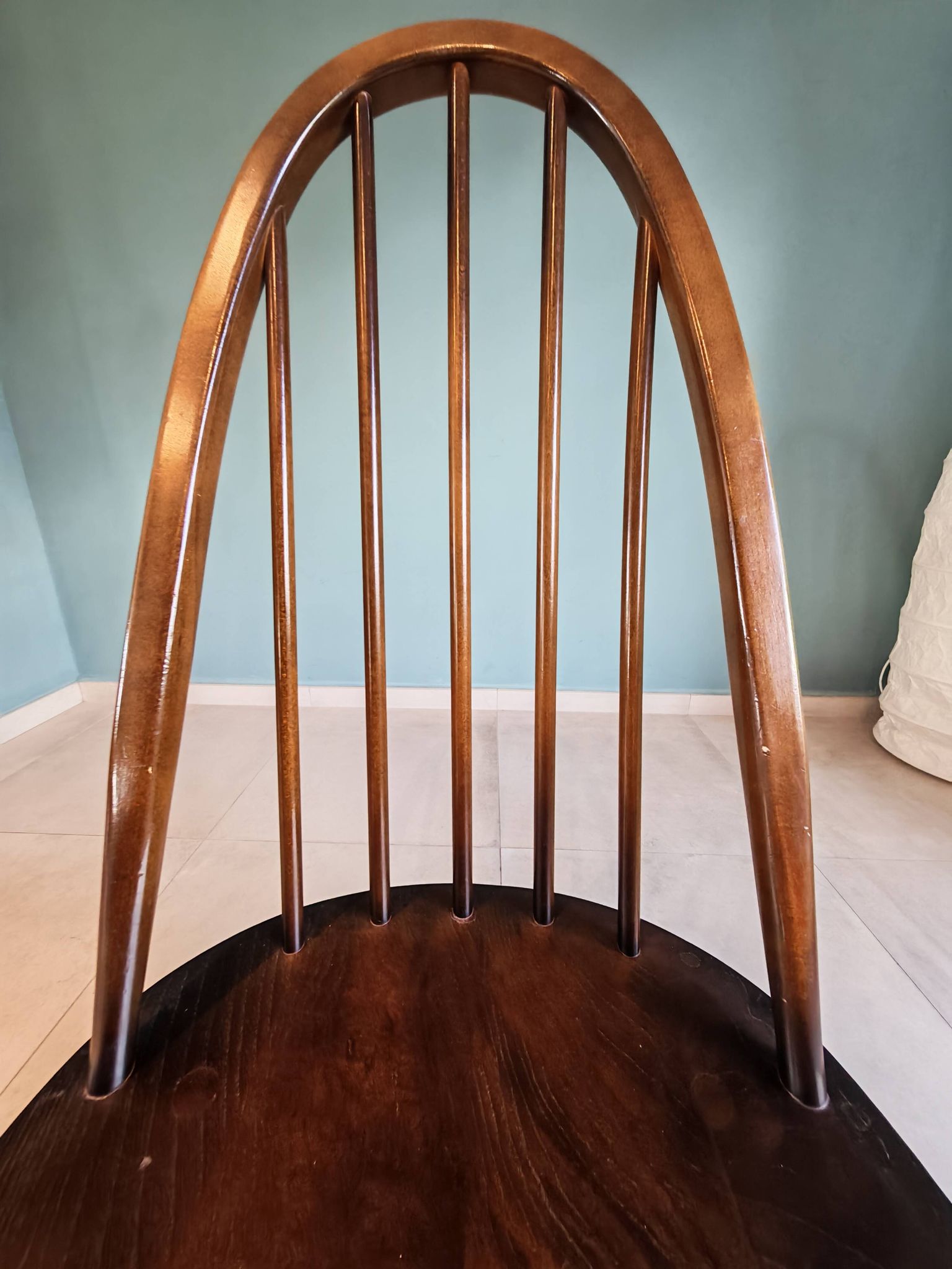 Chair & Armchair Set with Slats 1960 — Attributed to Ercol Goldsmith (St