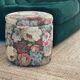 Pouf en velours 1970