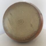 Artisanal pitcher enamelled terracotta