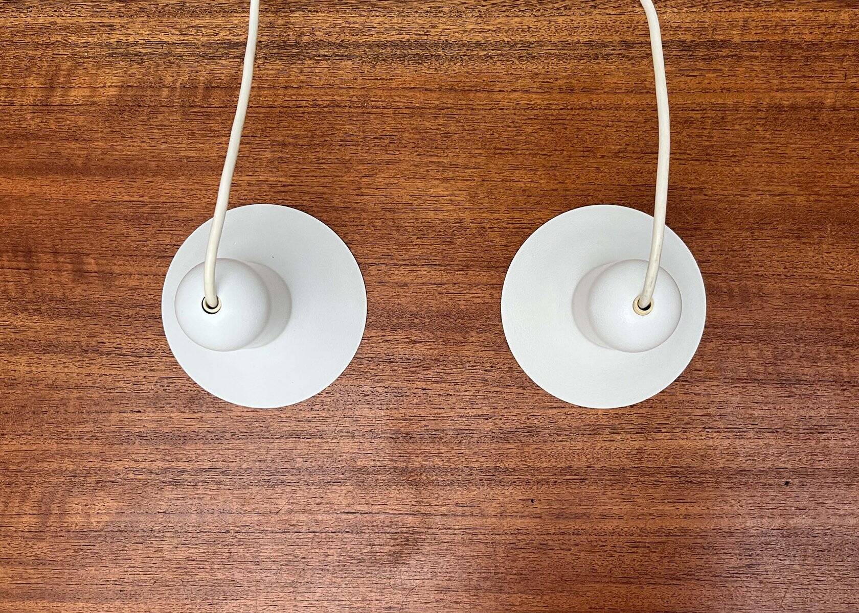 Suspended Lamps Model 1415 Mid-Century Modern Danish by Claus Bondrup and Torsten Thorup for Nordlux, 1960s, Set of 2