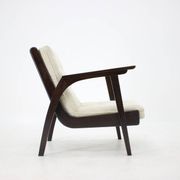 Fauteuil en chêne design des années 1960, Tchécoslovaquie