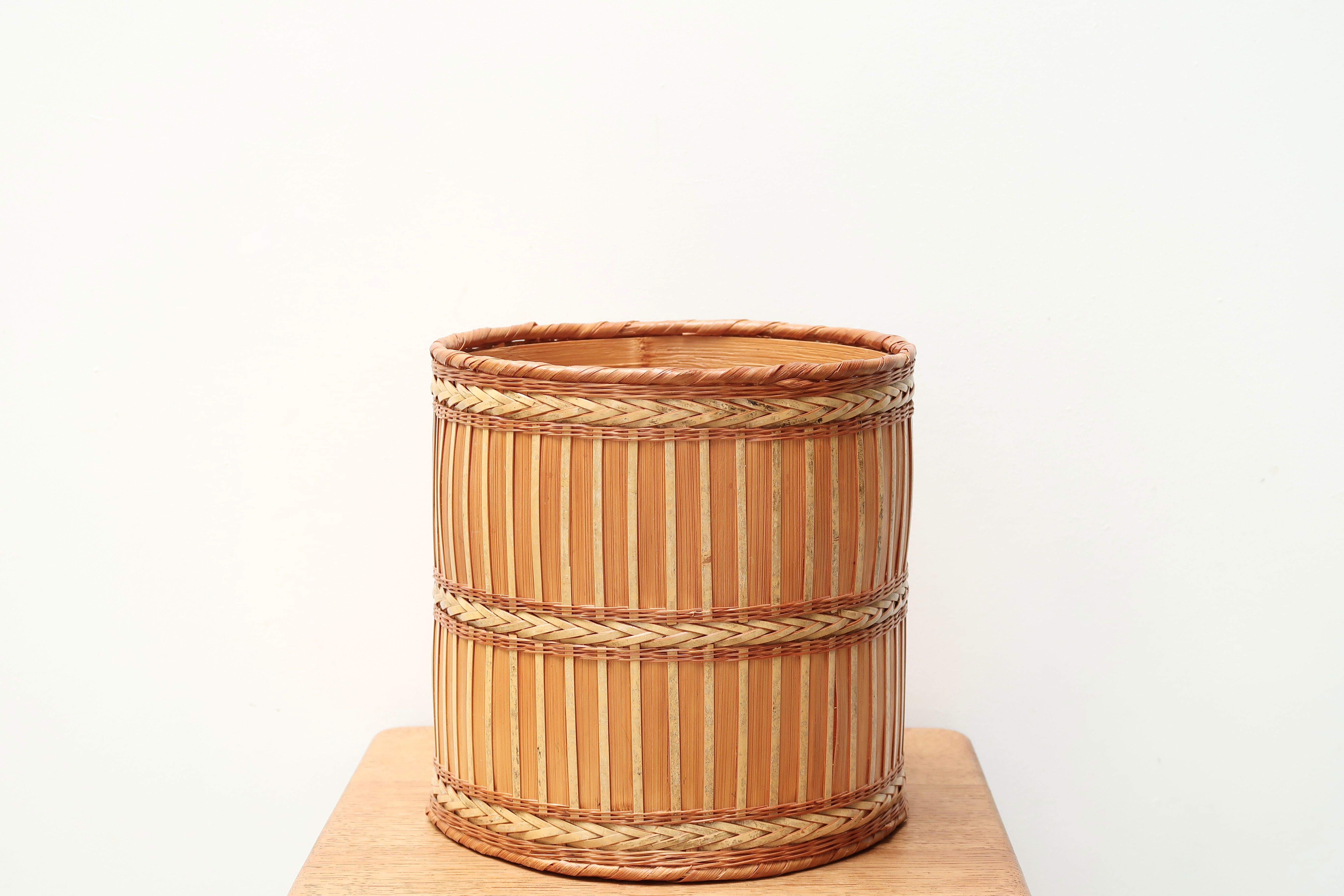 Wicker wastepaper, 70s