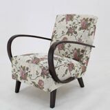 1950s Jindrich Halabala Restored Gobelin Armchair, Czechoslovakia