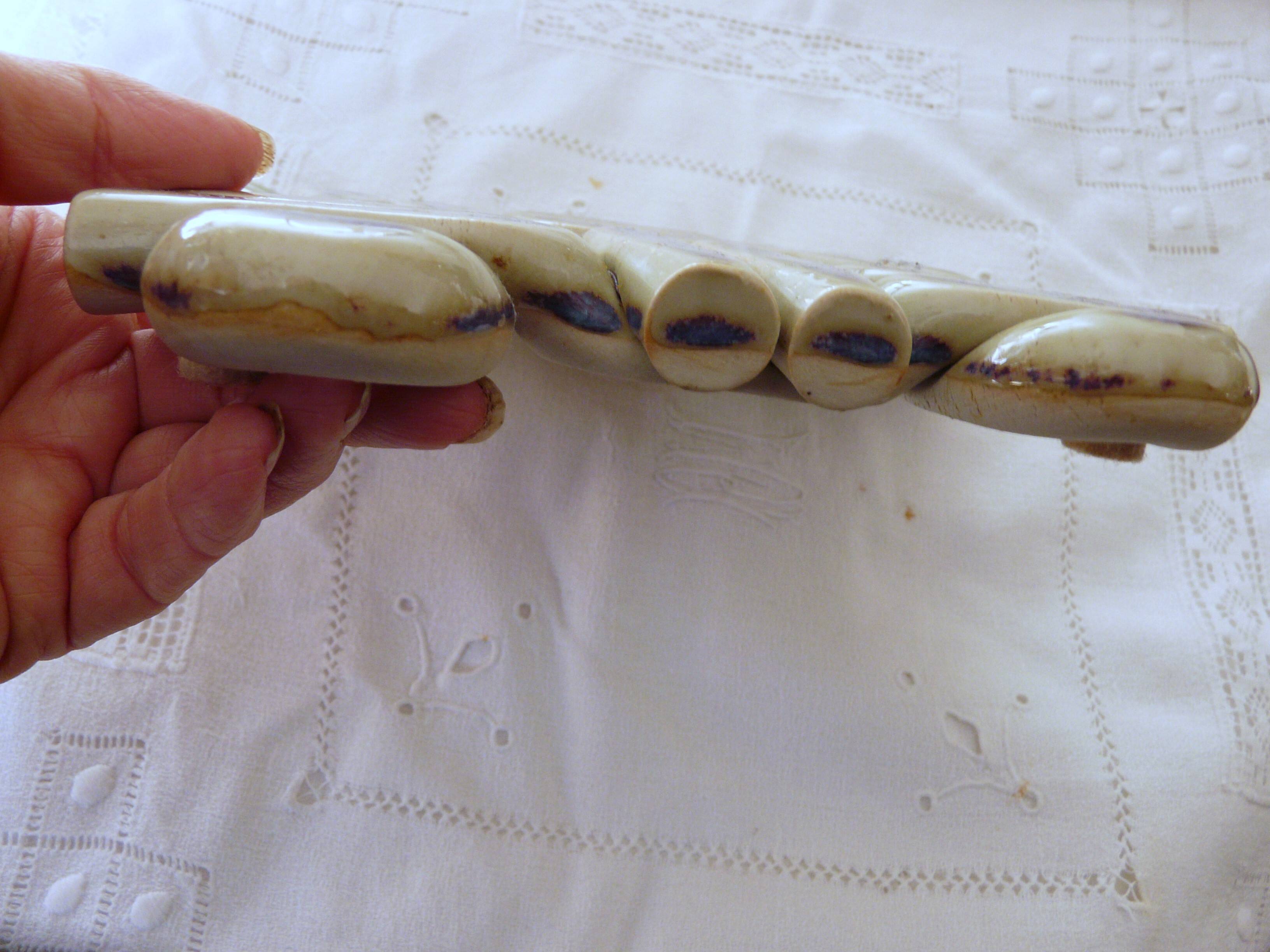 Vintage stoneware trivet