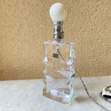 Vintage Sèvres crystal lamp base, Bauhaus/Art Deco design