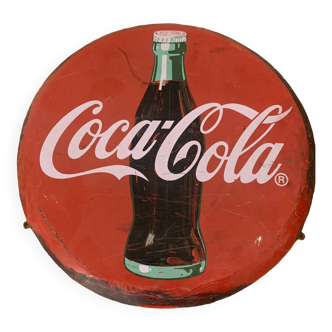 Coca cola enameled plate