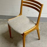 Set of 6 Mid-Century Oak Dining Chairs by KS Møbler