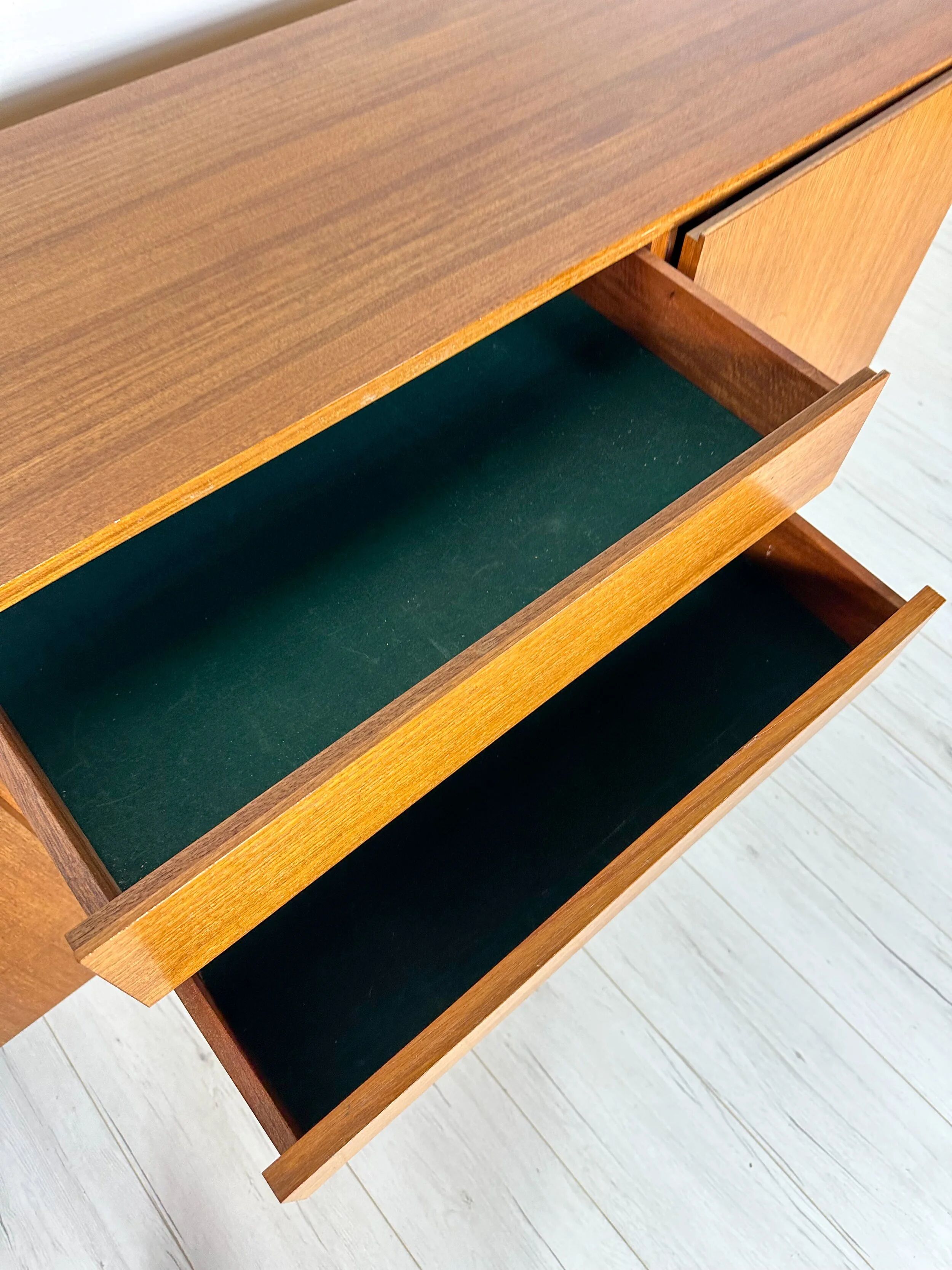 1960s Vintage Minimalistic Mid-Century Teak Sideboard