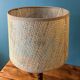 Pair of table lamps in turned wood, manual work