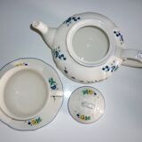 V&B Phoenix blue teapot and breakfast cup and saucer