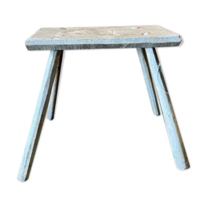 Tabouret hongrois en bois brut