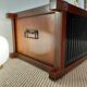 Buffet, wooden TV unit Roche Bobois, Japandi style.