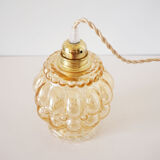 Vintage molded glass globe player