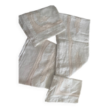 Rare antique 2-tone sheet set