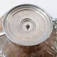 Art Deco glass and metal fruit bowl