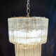 Chandelier Tube Tronchi in Murano Glass by Paolo Venini, 1970