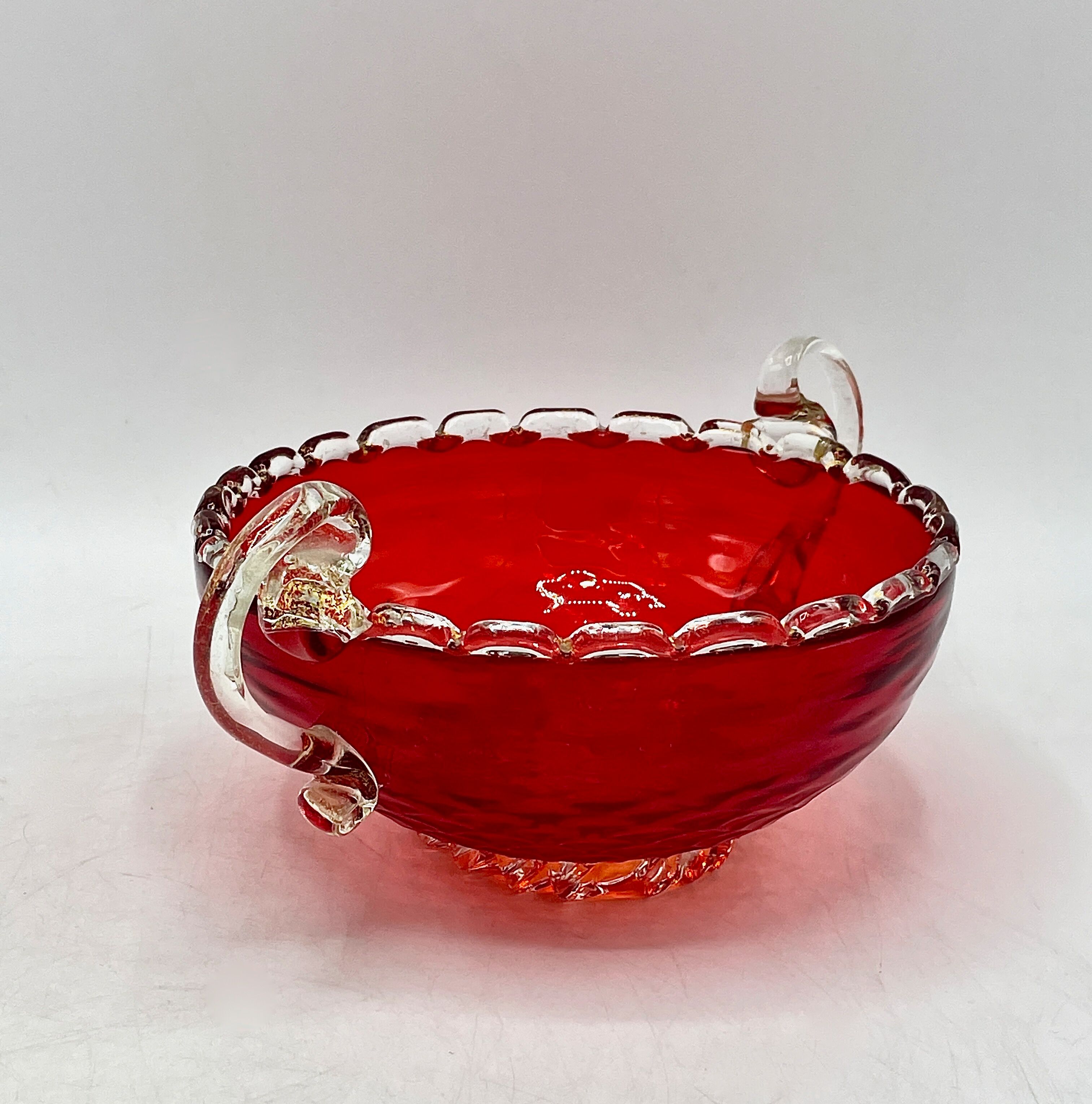 Glass cup, Murano, Italy 1960's