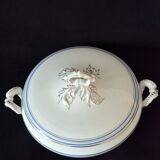 Vegetable dish or soup tureen in Onnaing earthenware A524