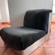 Brushed steel armchair 1970