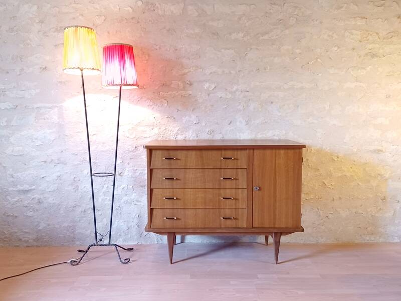 Vintage 1960s sideboard or chest of drawers