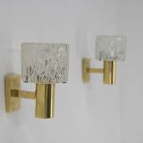 Set of pendant and two wall lights by fagerlund, 1950s