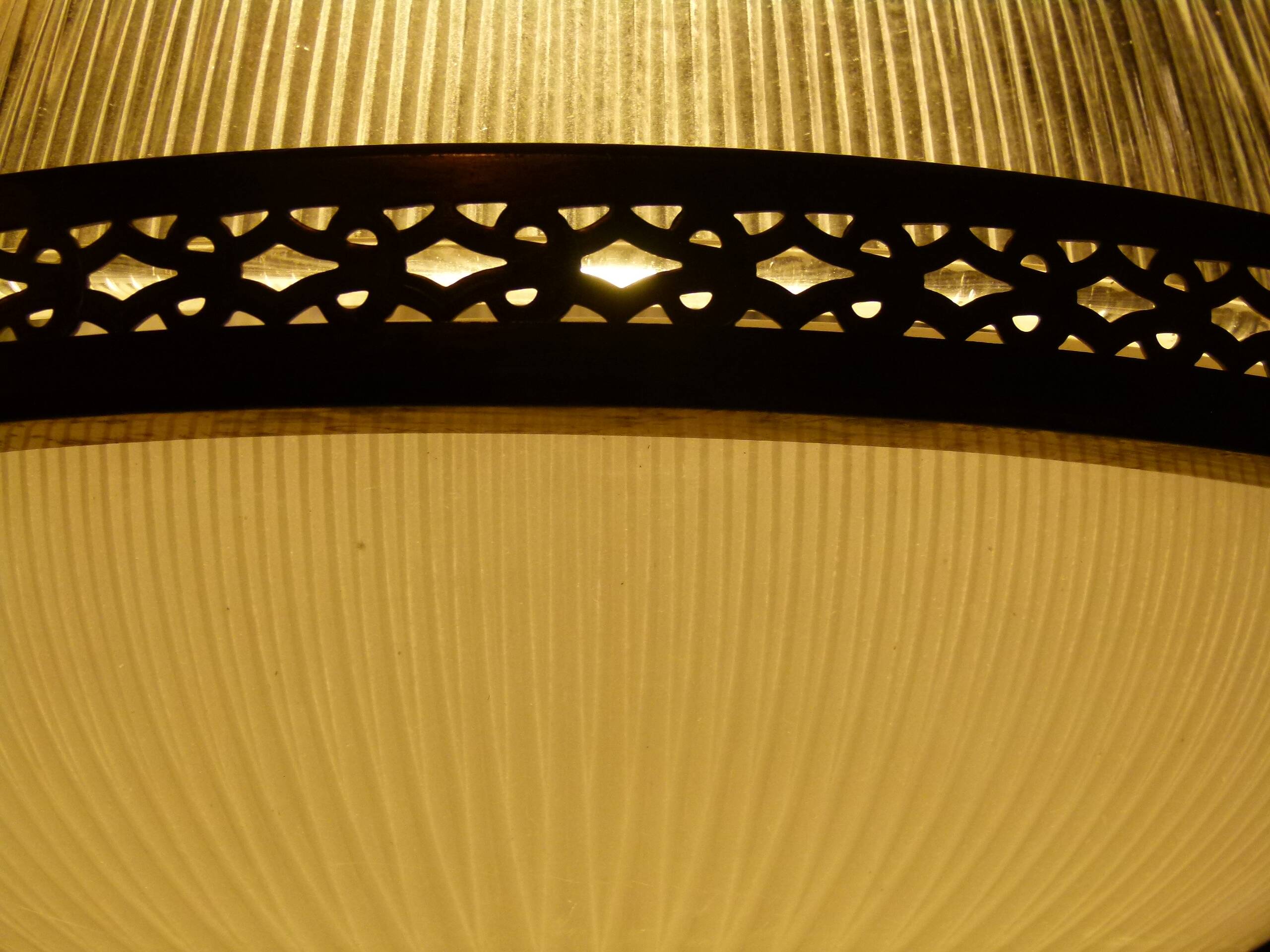 20th century holophane lamp