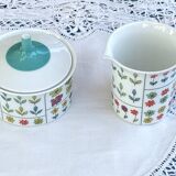 Vintage Rosenthal Design Baumann Pucci Porcelain Sugar Bowl and Pot - 1960