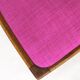 Vintage German Chair – 1950s Beech Wood – Magenta Upholstery – Mid-Century