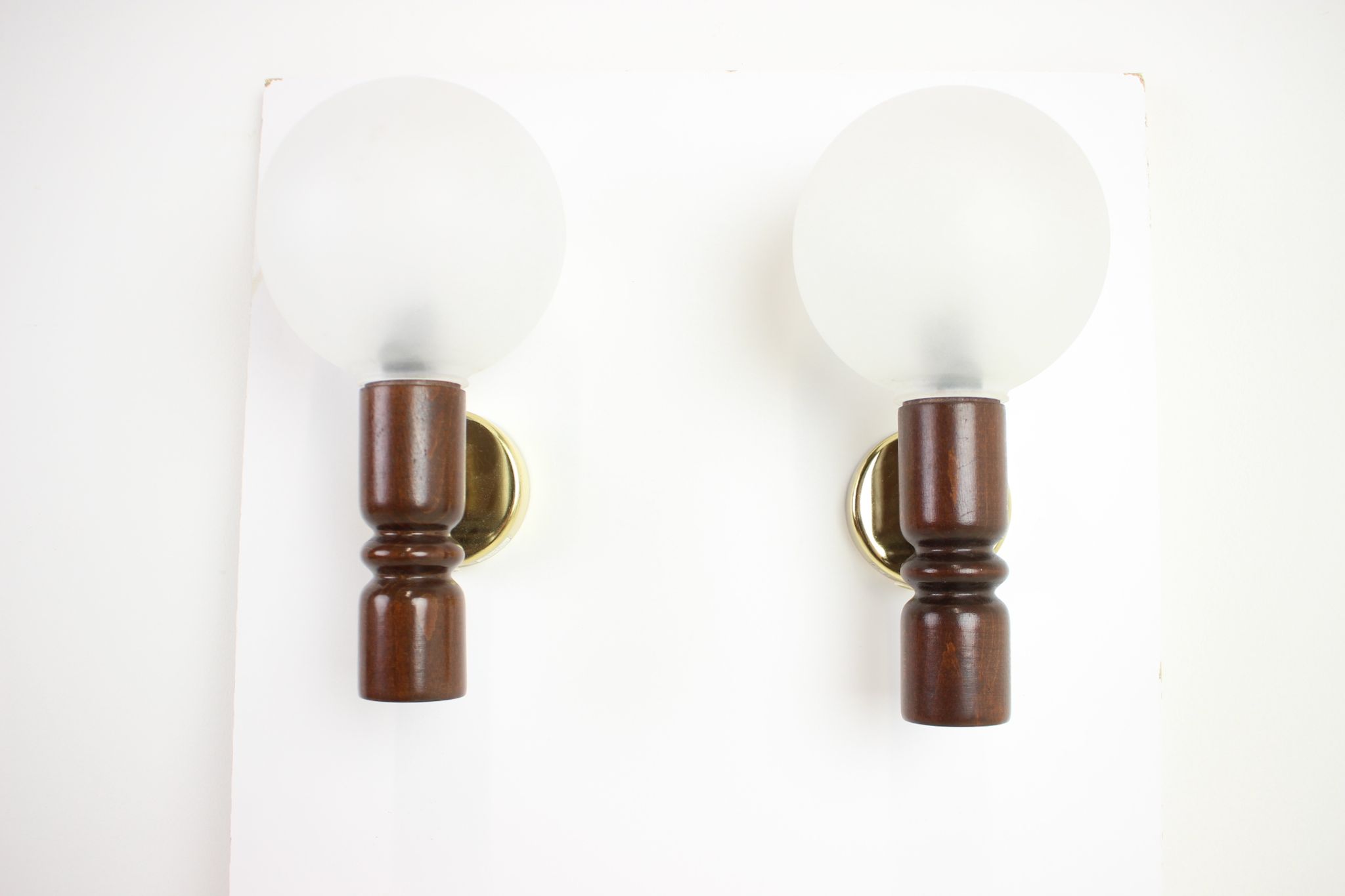 Mid-century wall lamps by pokrok zilina, 1970's