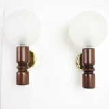 Mid-century wall lamps by pokrok zilina, 1970's