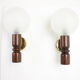 Mid-century wall lamps by pokrok zilina, 1970's