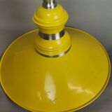 Large Industrial style yellow and green pull down hanging lamp