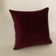 Coussin velours prune