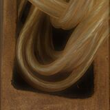 Art deco sconce in mercurized ceramics