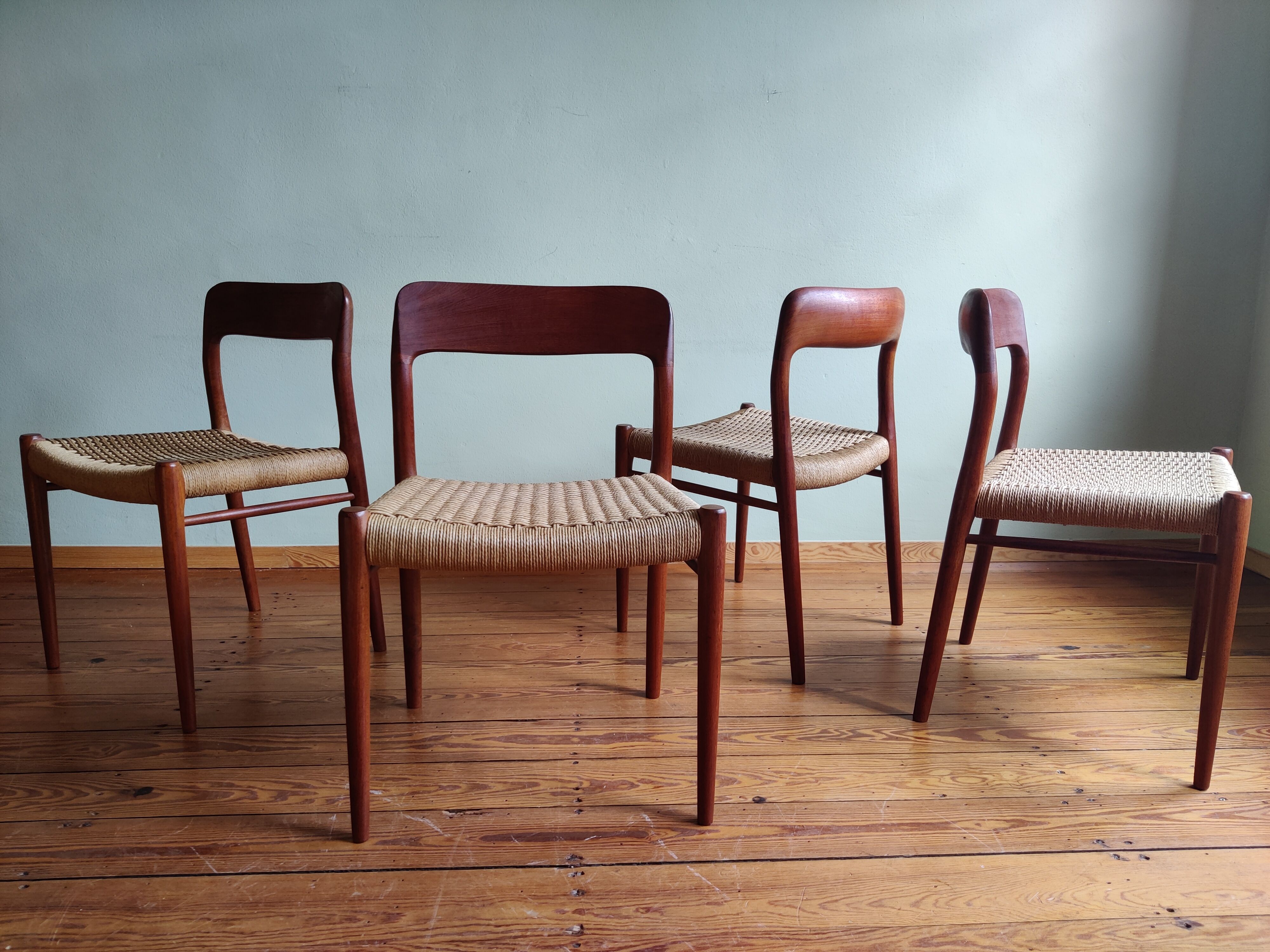 Niels Otto Mølller dining chairs, set of 4