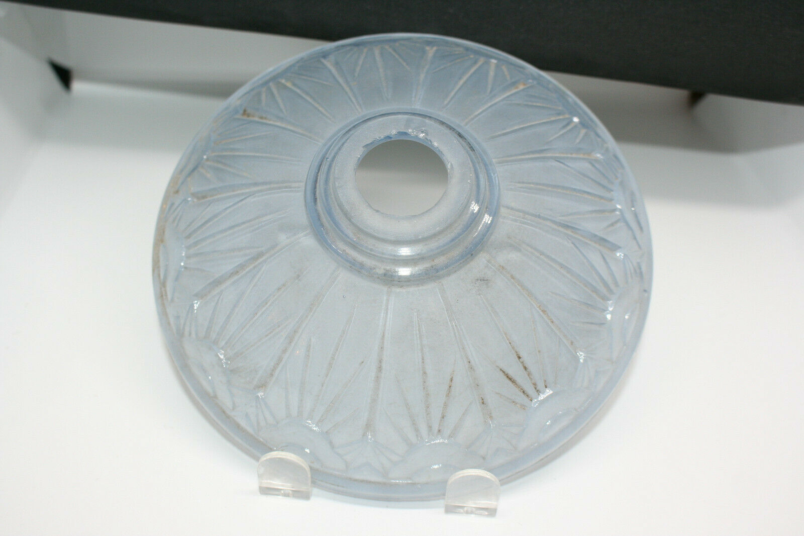 Pair of pressed glass cups