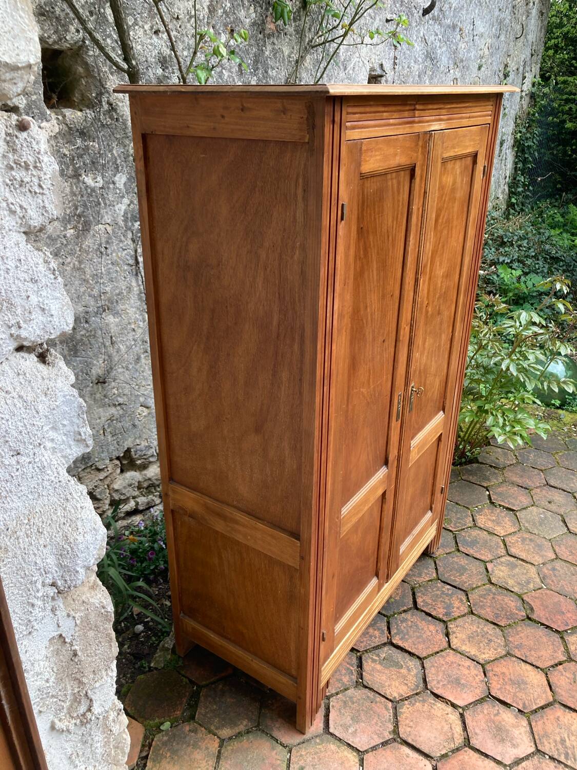 Small antique wardrobe in Art Deco style