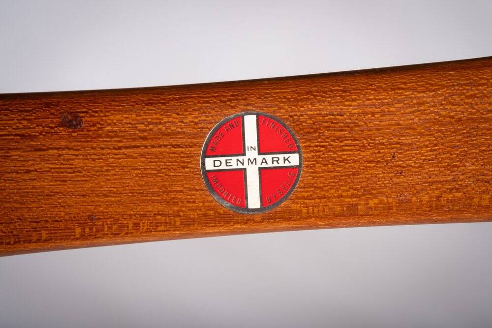 Dining Chair Model 255 Mid-Century in Teak and Leather by Henning Kjærnulf for Bruno Hansen, Denmark, 1960s