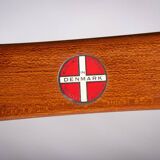 Dining Chair Model 255 Mid-Century in Teak and Leather by Henning Kjærnulf for Bruno Hansen, Denmark, 1960s