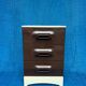 Meuble de rangement/commode/caisson vintage 1970 en resine marron et i