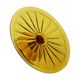 Amber Art Deco Cake Stand Pastry Dish Scailmont