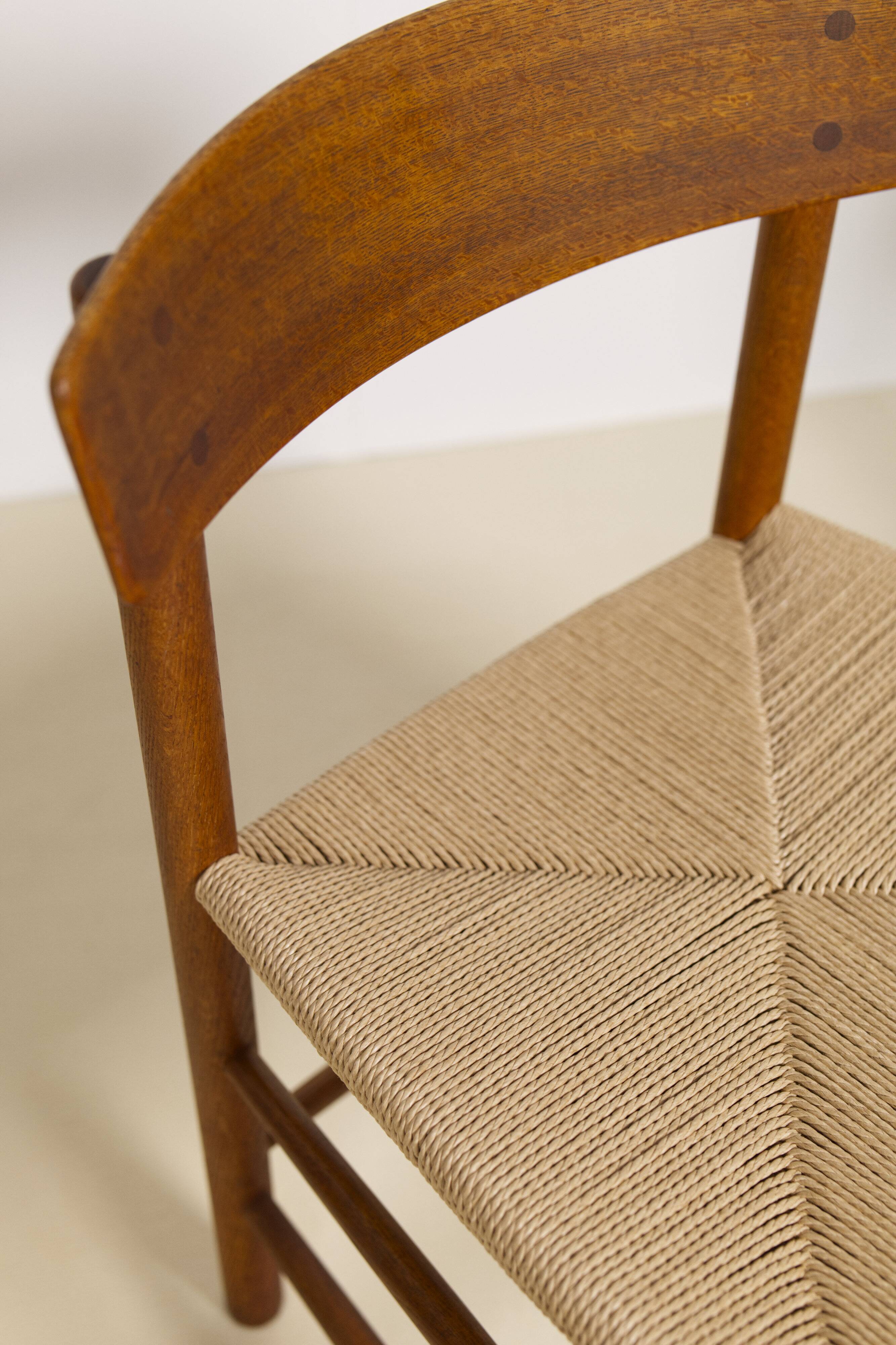 Set of 6 Oak dining chairs 'j39' by Borge Mogensen, 1960s